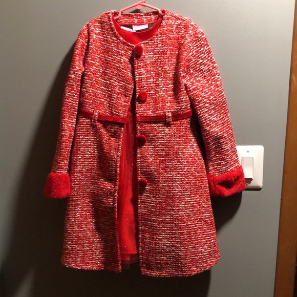 *NO OFFERS* BRAND NEW 2 PIECE DRESS/CONES WITH COAT SIZE 7/8! NWT! GORGEOUS! - Picture 10 of 11